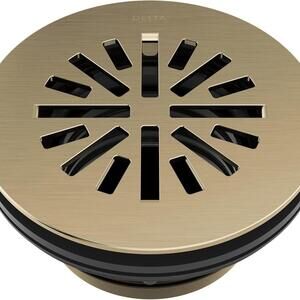 New Delta 4" Prefab Round Shower Drain Champagne Bronze DT051411-CZ